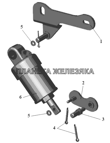 Цилиндр останова двигателя 5336-3570004 МАЗ-152 (2011)